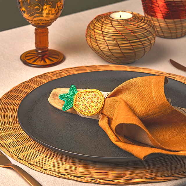 Servilletero piña radiante